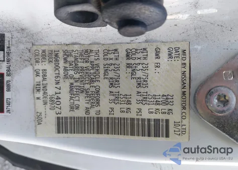 2018 Nissan Frontier S z USA, uszkodzony, nr VIN 1N6BD0CT6JN714073